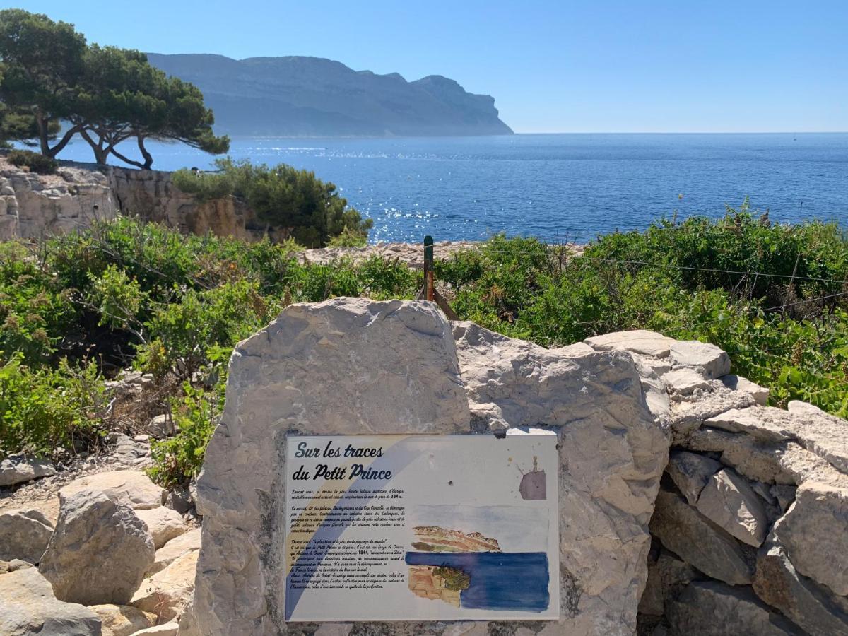 Large Private Garden, Quiet 2-Bedroom Apartment, Air Conditioning, Wifi, Parking Cassis Exterior foto